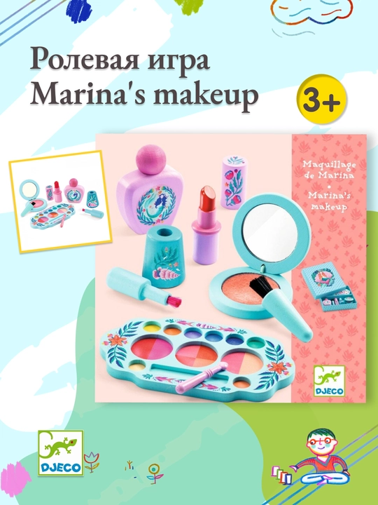 DJECO Rolli o'yin Marinaning makiyaji - 