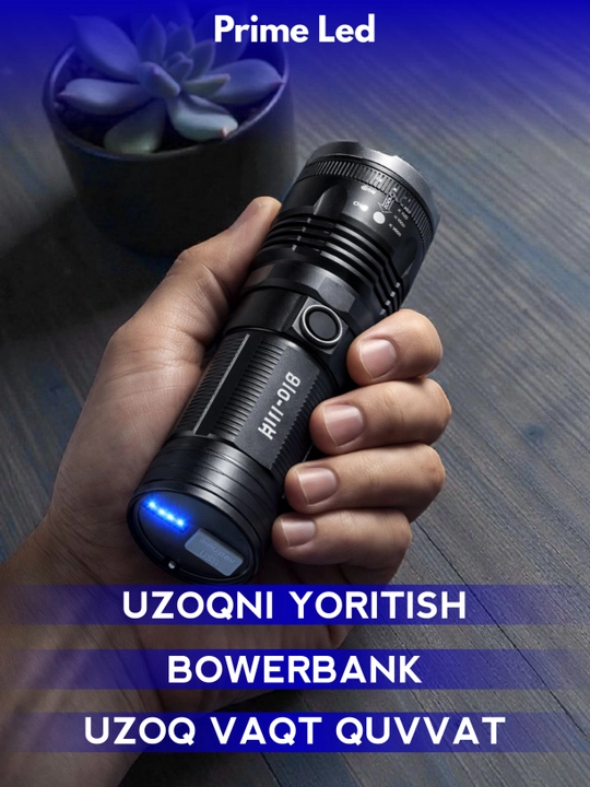 LaserLED Luminos diodli yorqin qo‘l chirog‘i HB-P18
