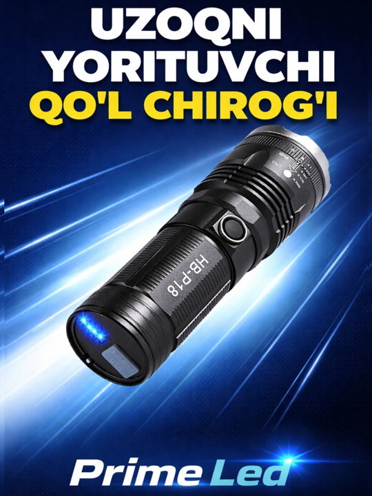 LaserLED Luminos diodli yorqin qo‘l chirog‘i HB-P18 - 