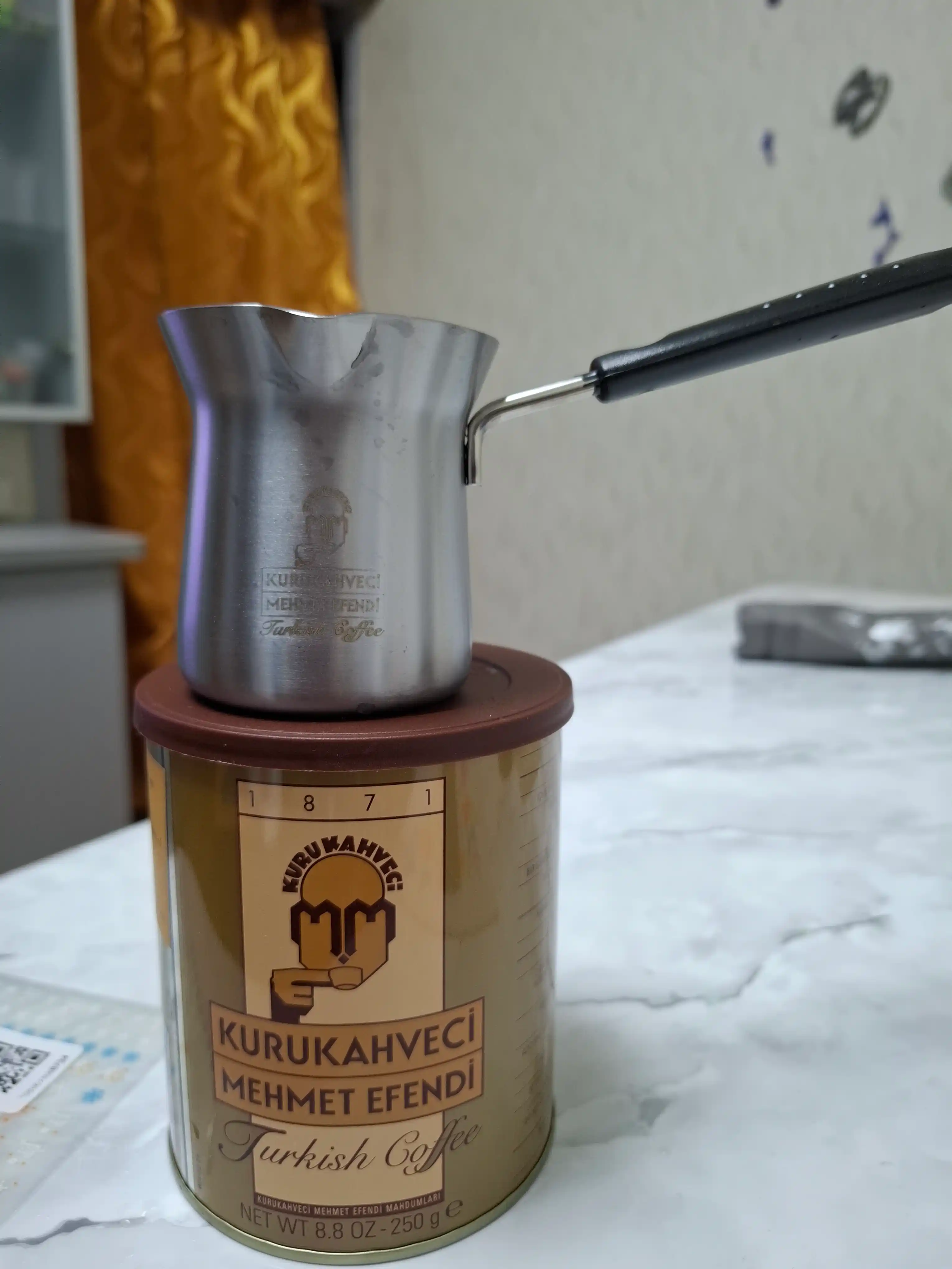 Турецкий кофе Mehmet Efendi с подарком