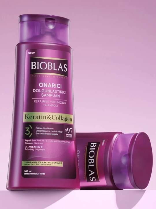 Bioblasdan kollagen va keratinli shampun - 