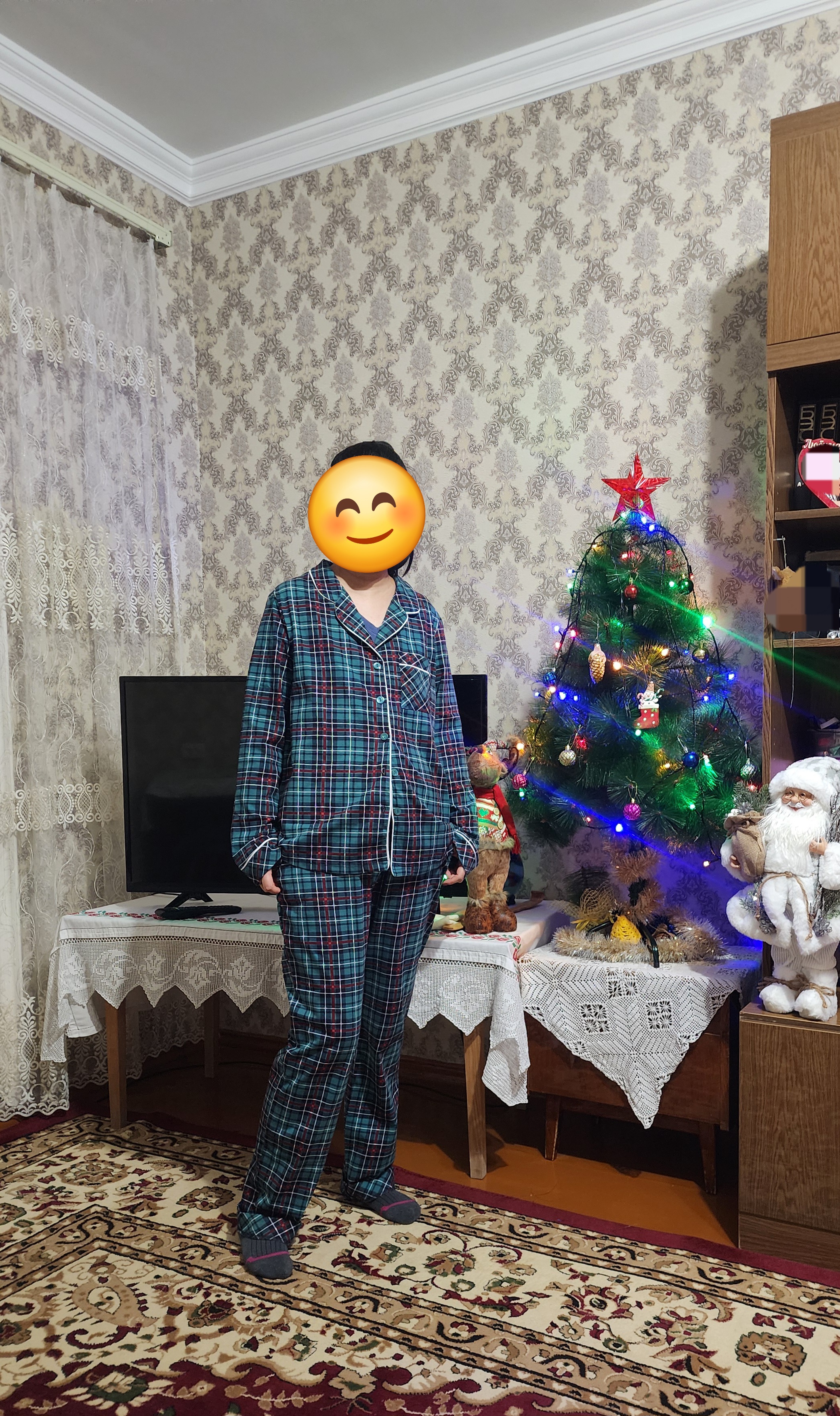 Ayollar pijamasi, uy kiyimi, shim va ko‘ylagi - 100% paxtadan