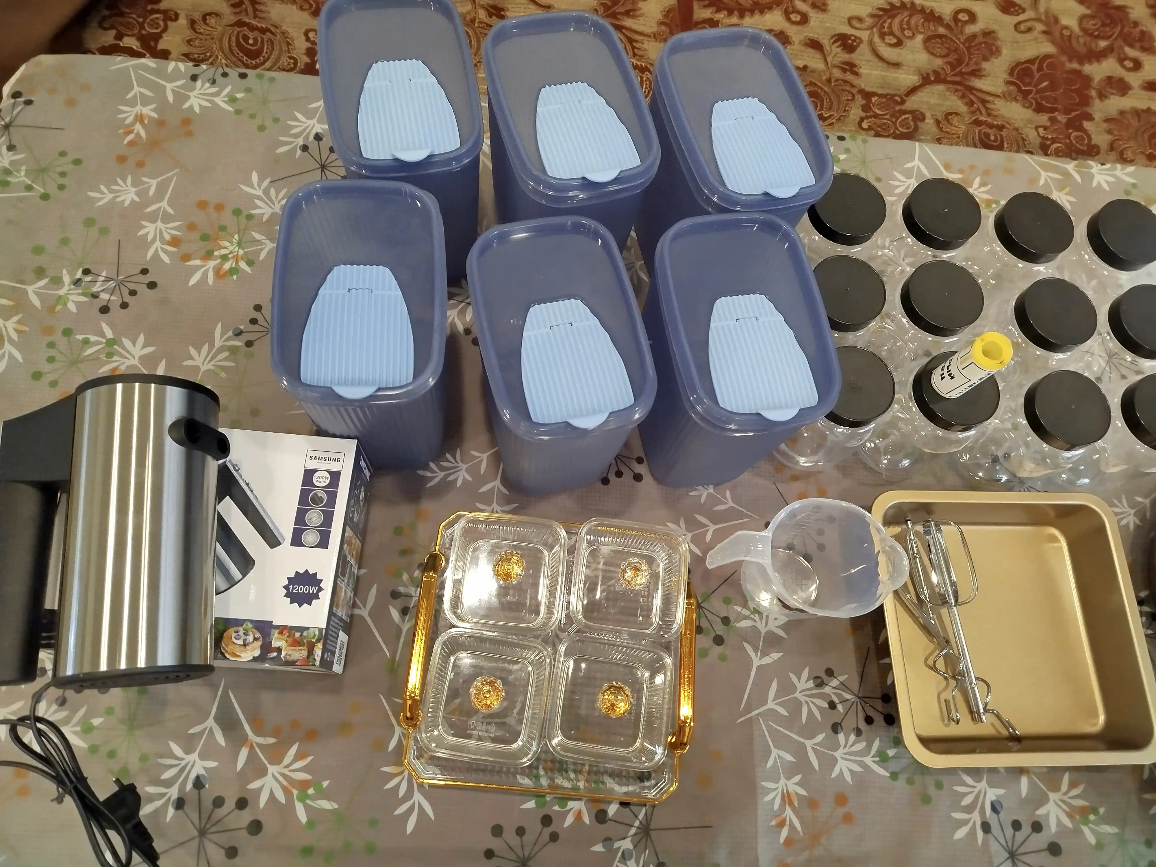 Контейнер пластиковый, для хранения сыпучих продуктов, круп, порошка, бытовой химии