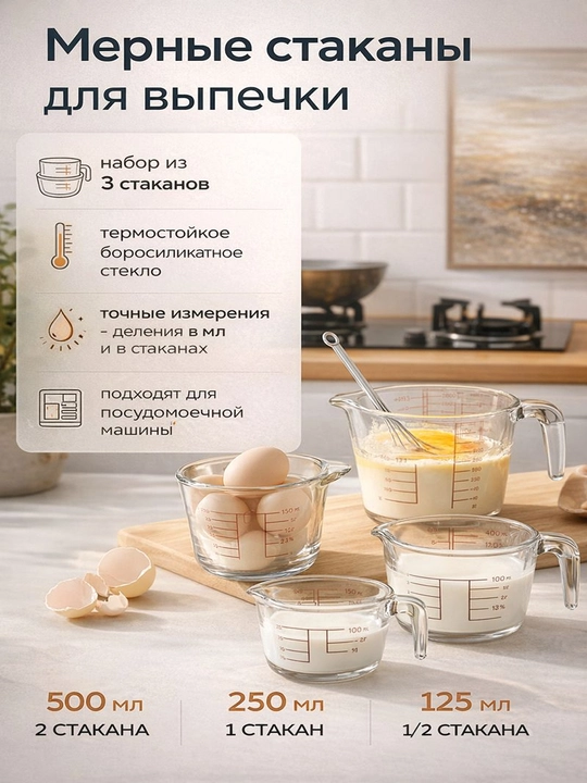 Burunli va bo'linmali o'lchov stakan