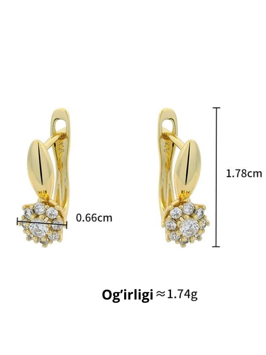 Xuping Jewelry brendining zamonaviy va nafis ziraklari