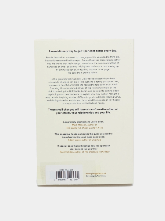 Atomic Habits, James Clear