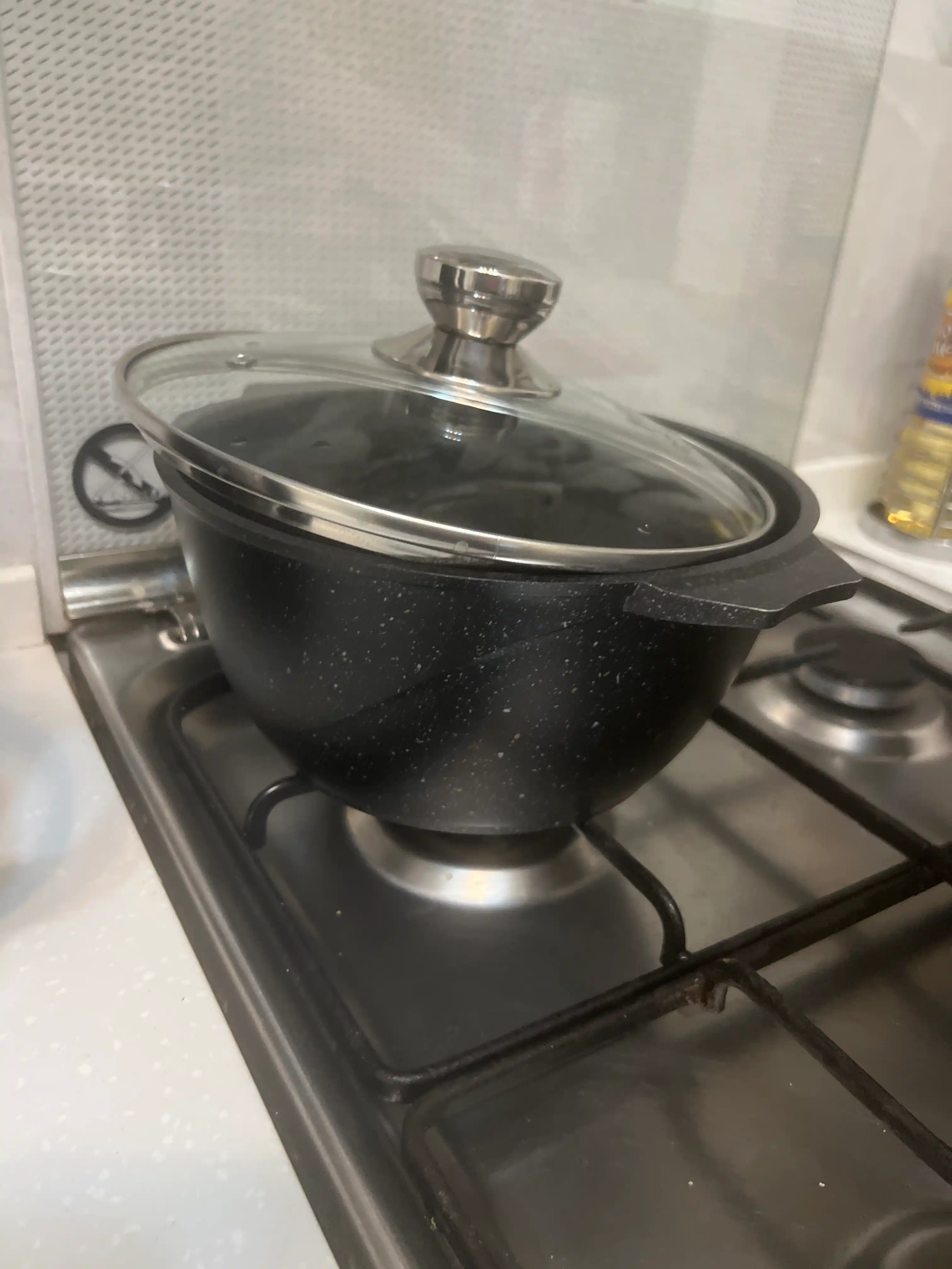 TM Мечта Granit Star Ultra kastryulkasi 1-10 l, kuyishga qarshi, qopqoqli, Greblon