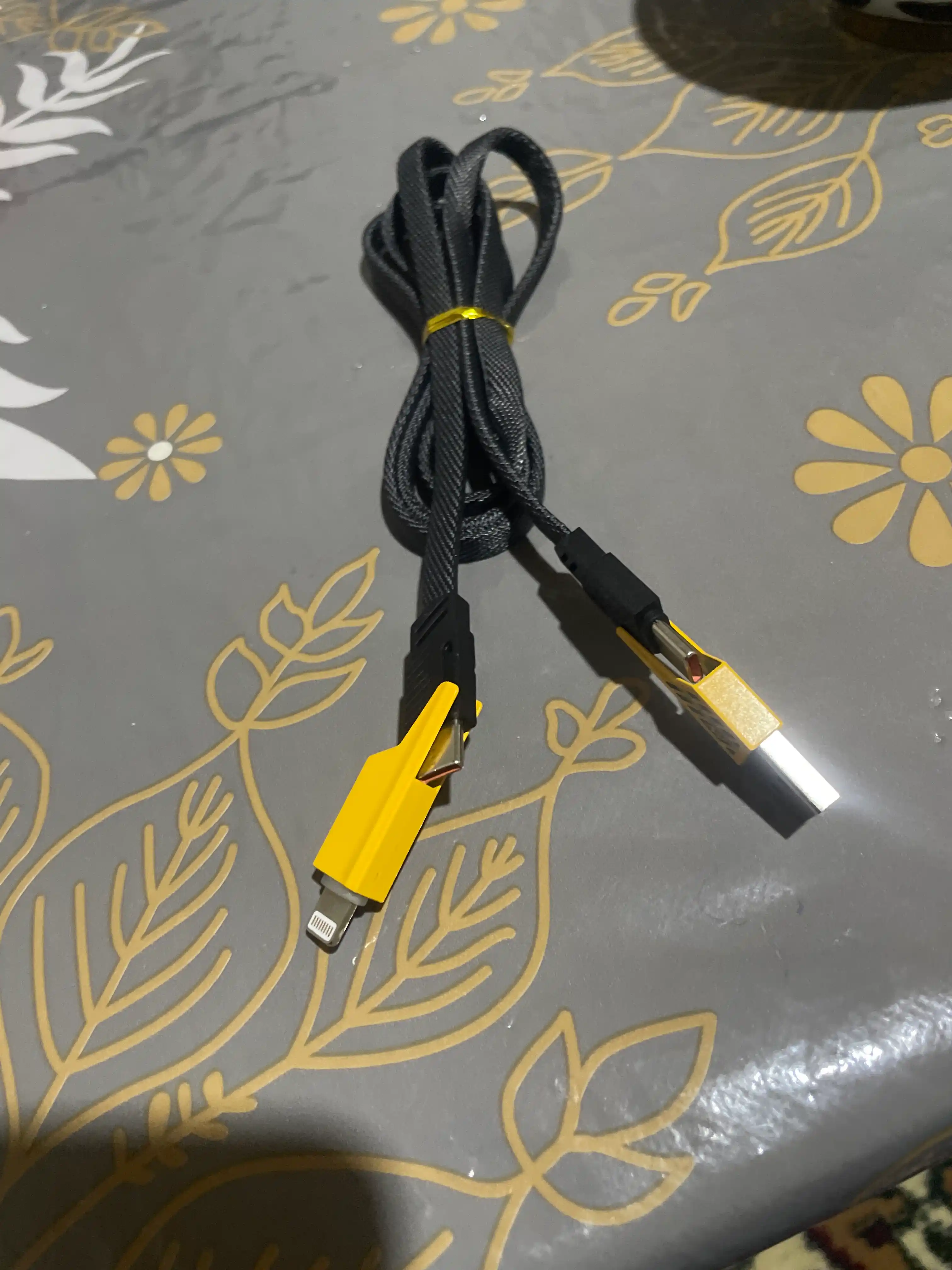 USB 4 TASI BIRDA Turbo Type-C/Lightning - USB-A/Type , быстрая зарядка
