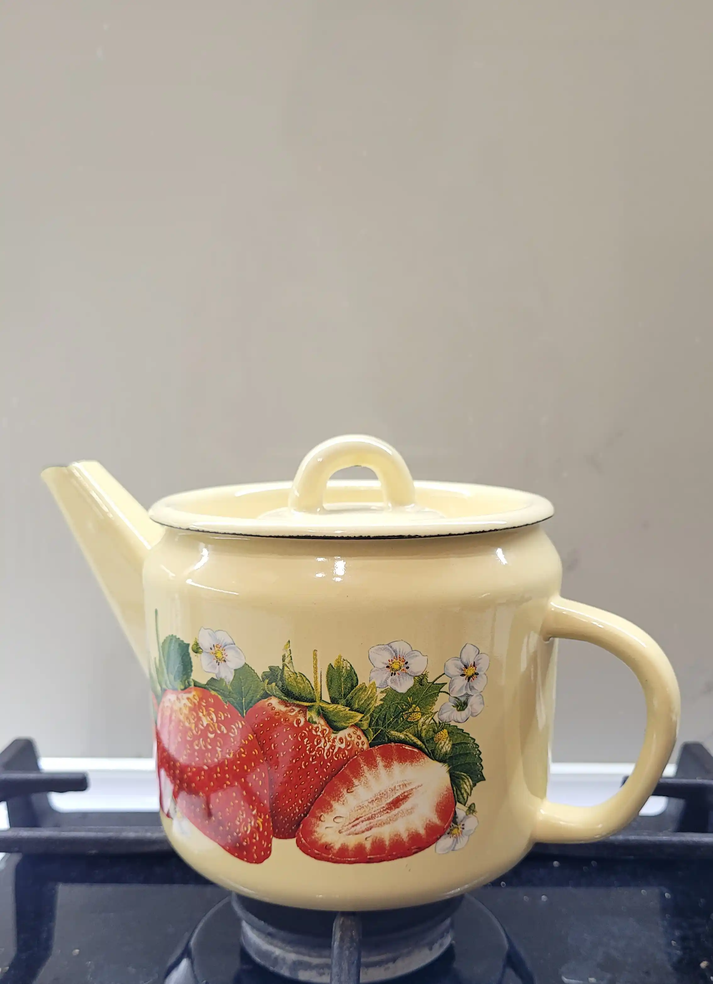Чайник, чайник заварочный с крышкой 1 литр эмалированный