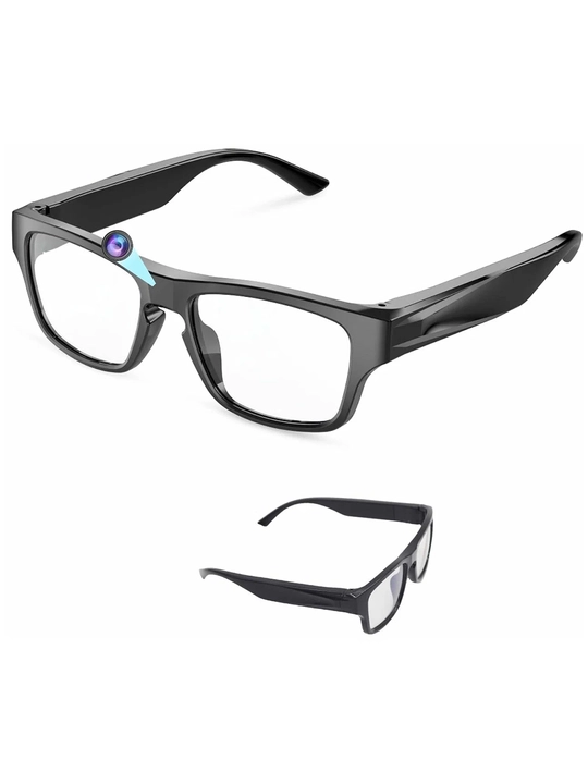 Очки с видеокамерой производят видеофиксацию в формате FHD, Видео + Аудио