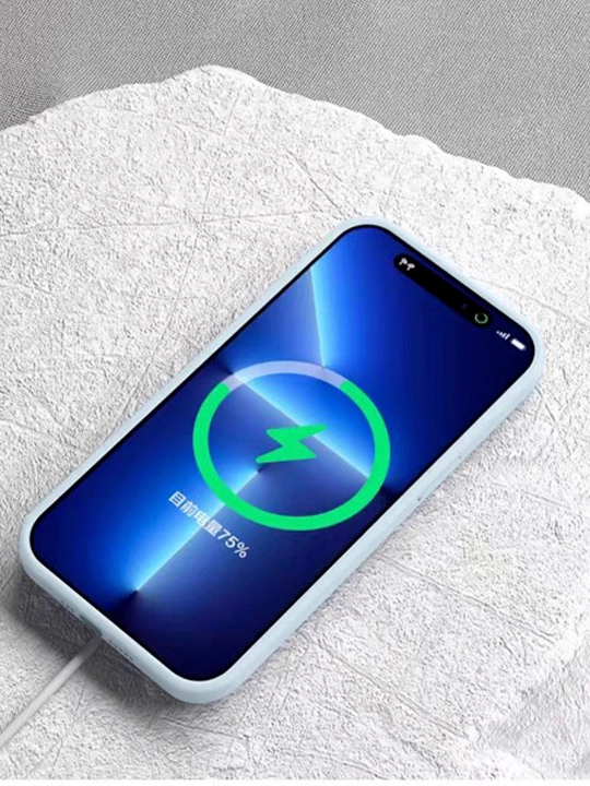 IPhone 13, 14, 15, 16, 17 Pro, Maks, rangli, silikon g'iloflar