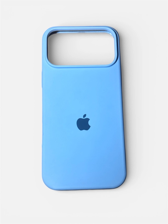 IPhone 13, 14, 15, 16, 17 Pro, Maks, rangli, silikon g'iloflar
