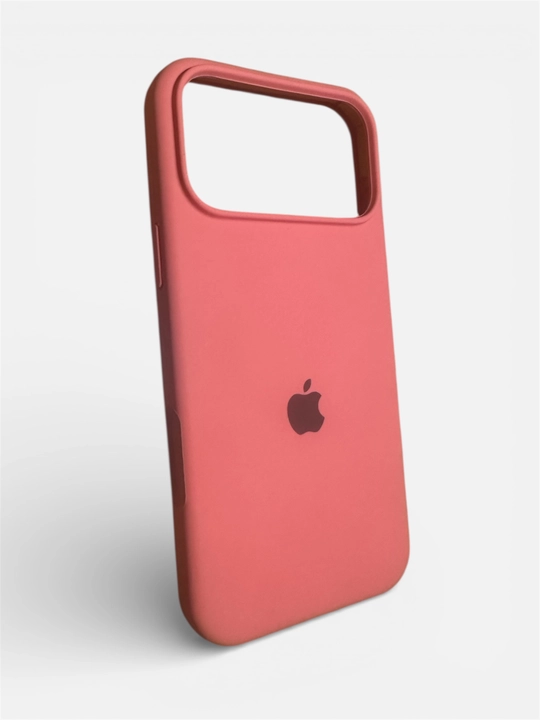 IPhone 13, 14, 15, 16, 17 Pro, Maks, rangli, silikon g'iloflar
