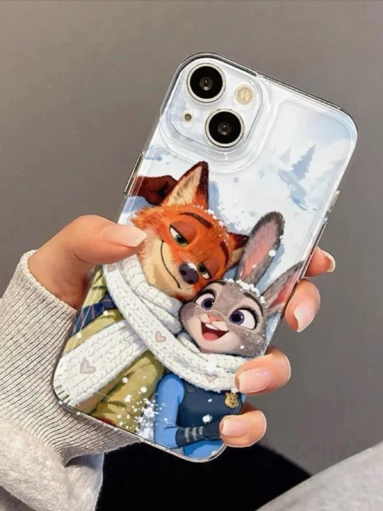 Чехол для iPhone с изображением Зверополиса XR, XS, 11, 12, 13, 14, 15, 16, 17 Pro, Max