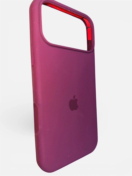 IPhone 13, 14, 15, 16, 17 Pro, Maks, rangli, silikon g'iloflar
