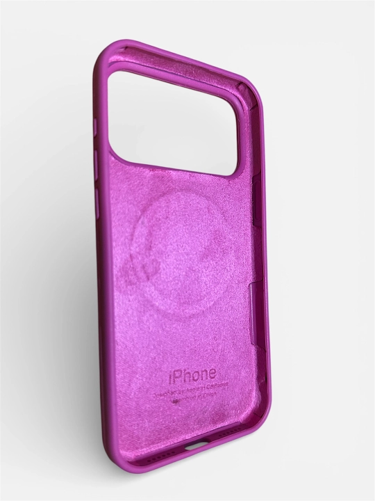IPhone 13, 14, 15, 16, 17 Pro, Maks, rangli, silikon g'iloflar