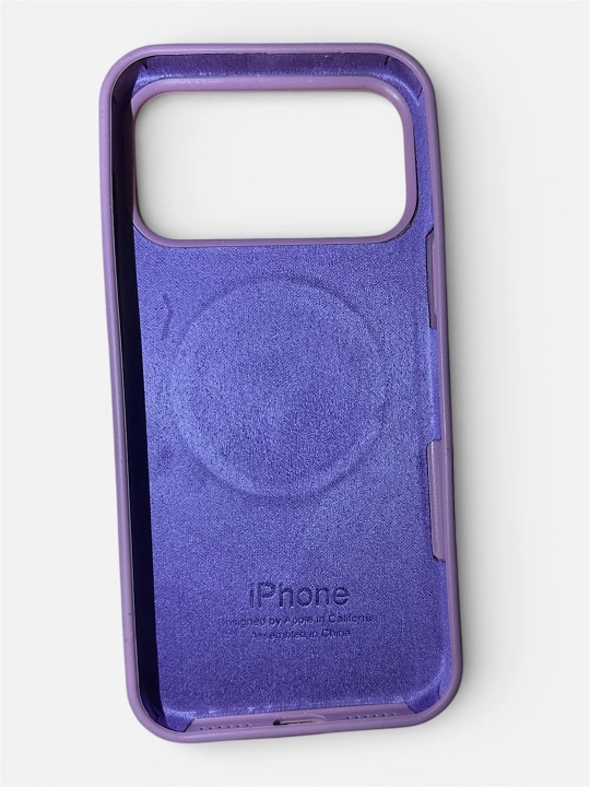IPhone 13, 14, 15, 16, 17 Pro, Maks, rangli, silikon g'iloflar