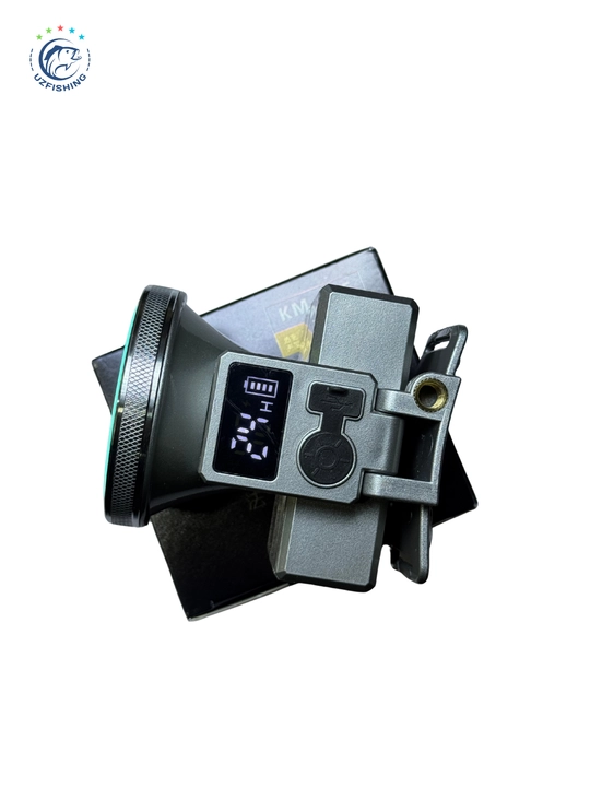Фонарь налобный LED, c USB зарядкой, яркий, светодиодный - 