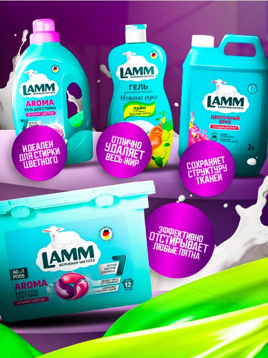 Набор средств для стирки белья Lamm