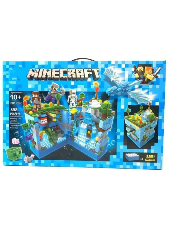 `Игрушки для детей. MINEGRAFT развивающая головоломка игрушка лего - 