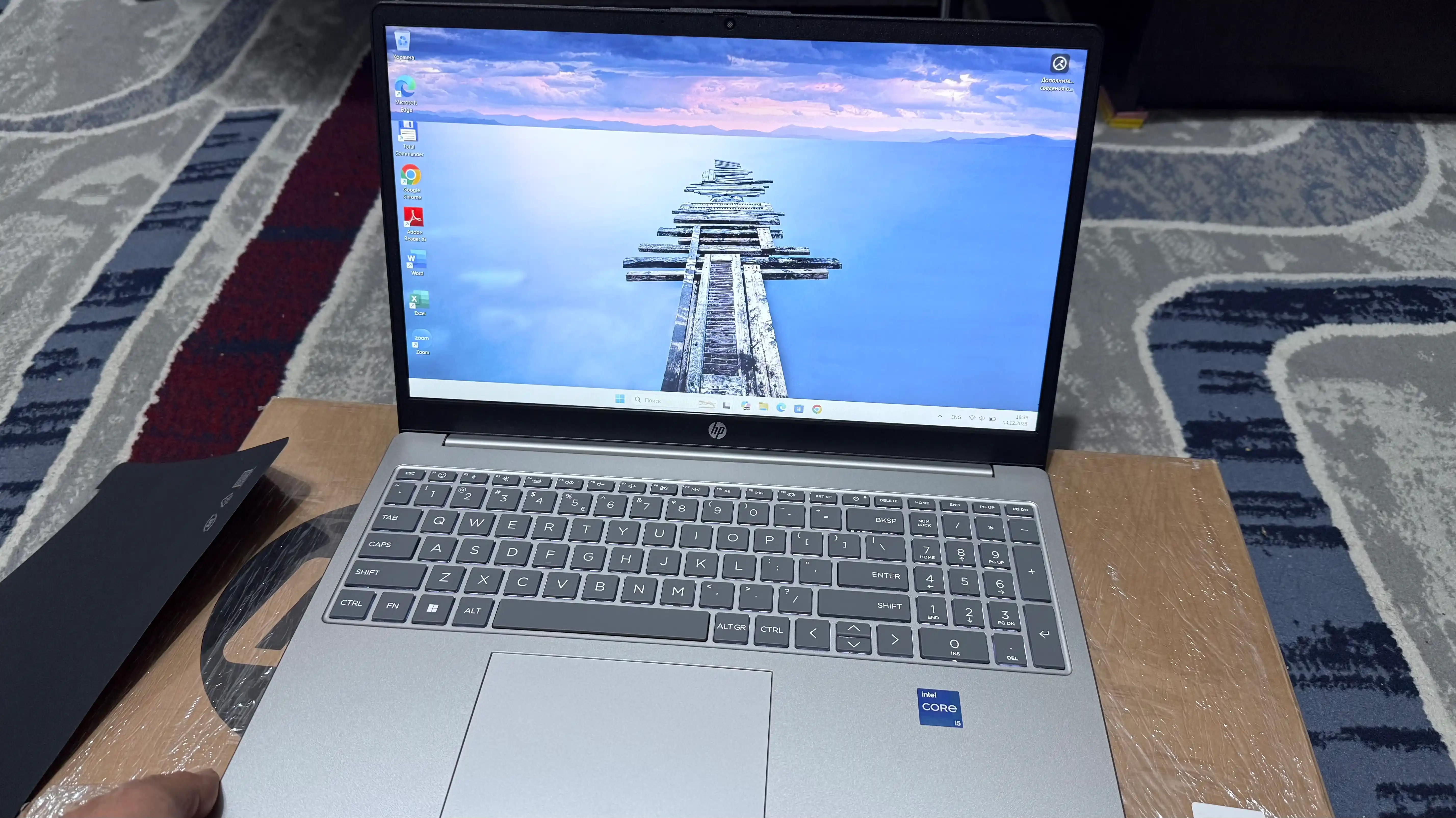 Ноутбук HP Laptop 15, Intel® Core™ 5-120U, DDR4 16ГБ, 512ГБ SSD, 15.6" FHD, Windows 11