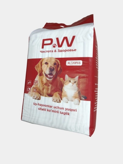 Пеленки одноразовые Paw Picks, экономка впитывающие для собак и кошек