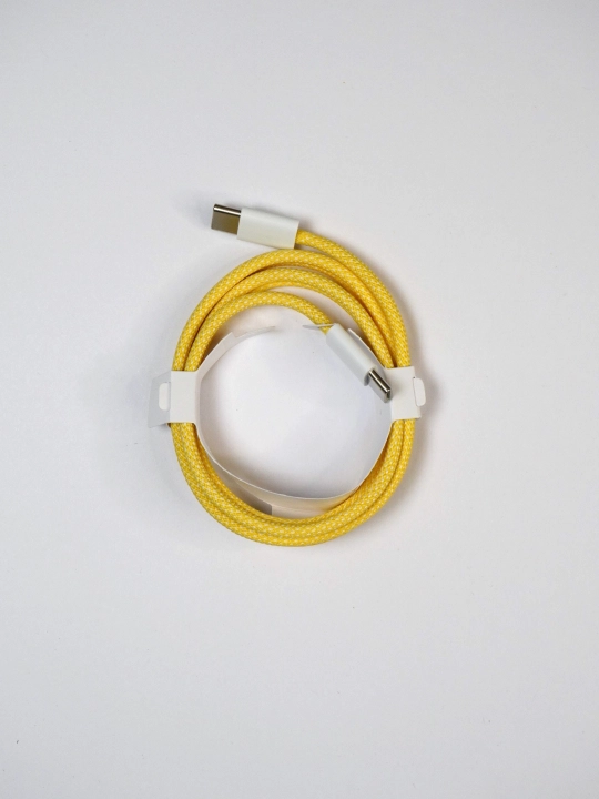 Apple iPhone 15 va Android uchun zaryadlash kabeli, o'ralgan,  Type-c kabeli, 60 W