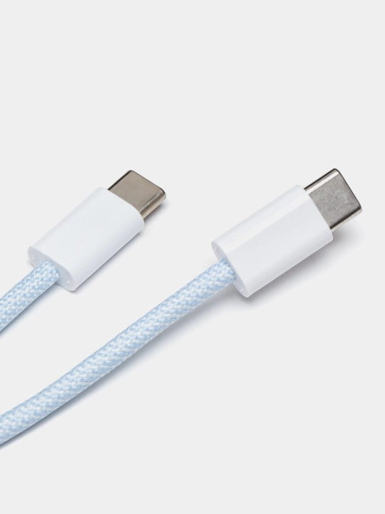 Apple iPhone 15 va Android uchun zaryadlash kabeli, o'ralgan,  Type-c kabeli, 60 W
