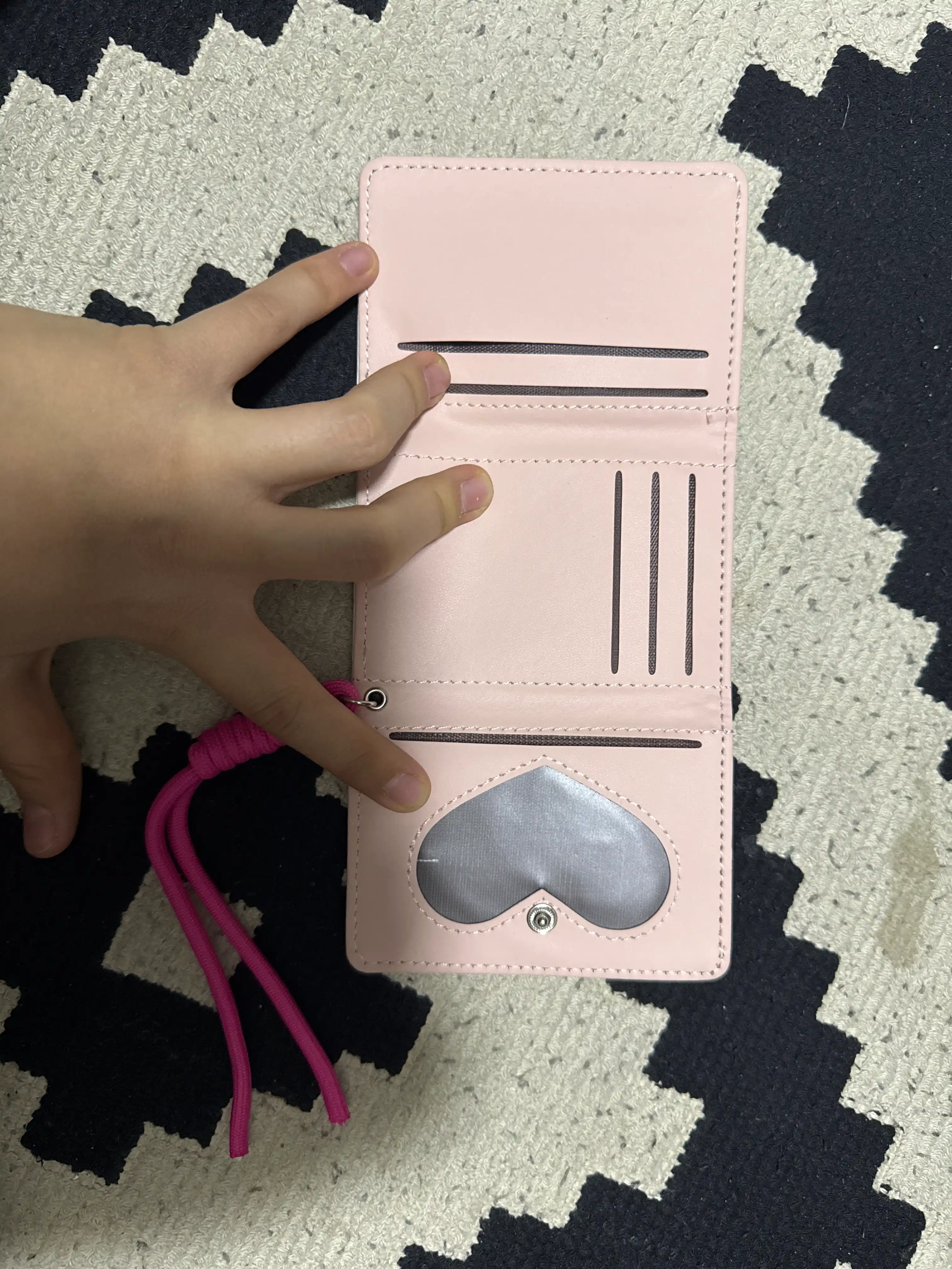 Компактный кошелек для женщин и девочек, cardholder