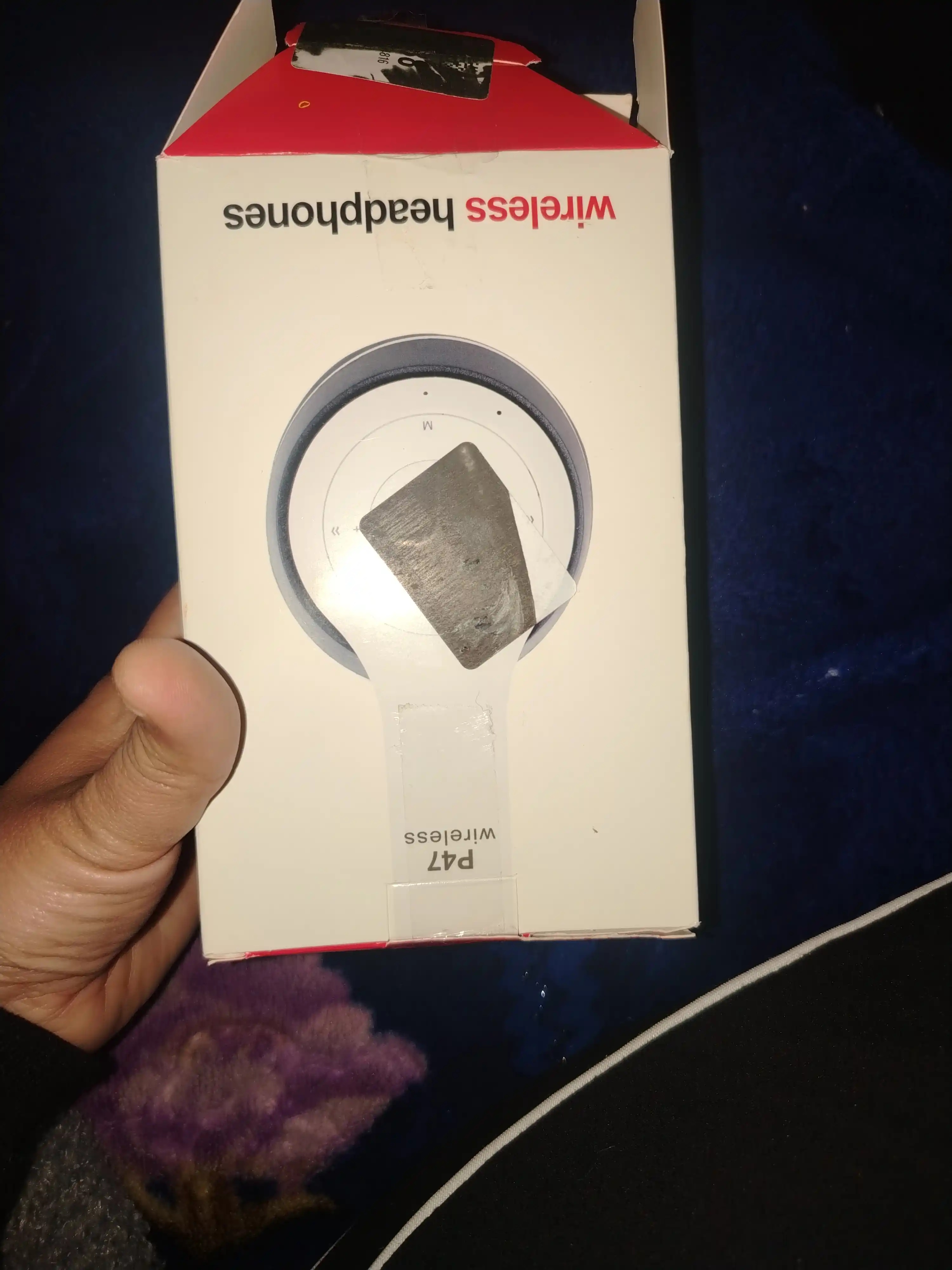 Simsiz Bluetooth quloqchinlar P47, mikrofon, radio va fleshka uyasi bilan