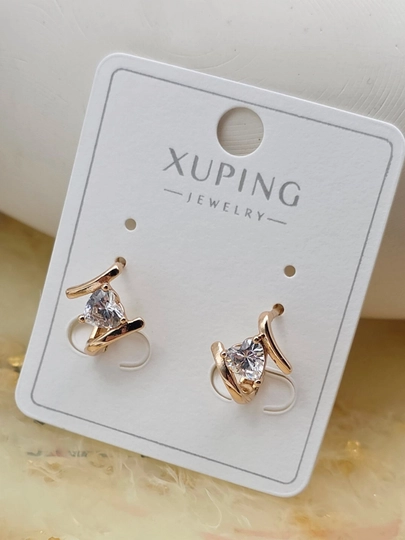 Женские серьги золотого цвета, бренд Xuping — JEWELRI-XUP002-СВЕТБЕЖ