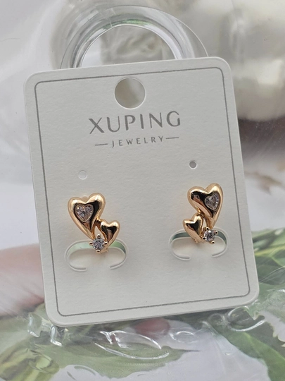 Женские серьги золотого цвета, бренд Xuping — JEWELRI-XUP002-СВЕТКОР