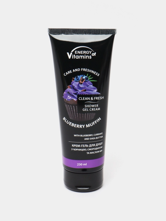 Крем-гель для душа Energy of Vitamins Blueberry Muffi, 230 мл - 