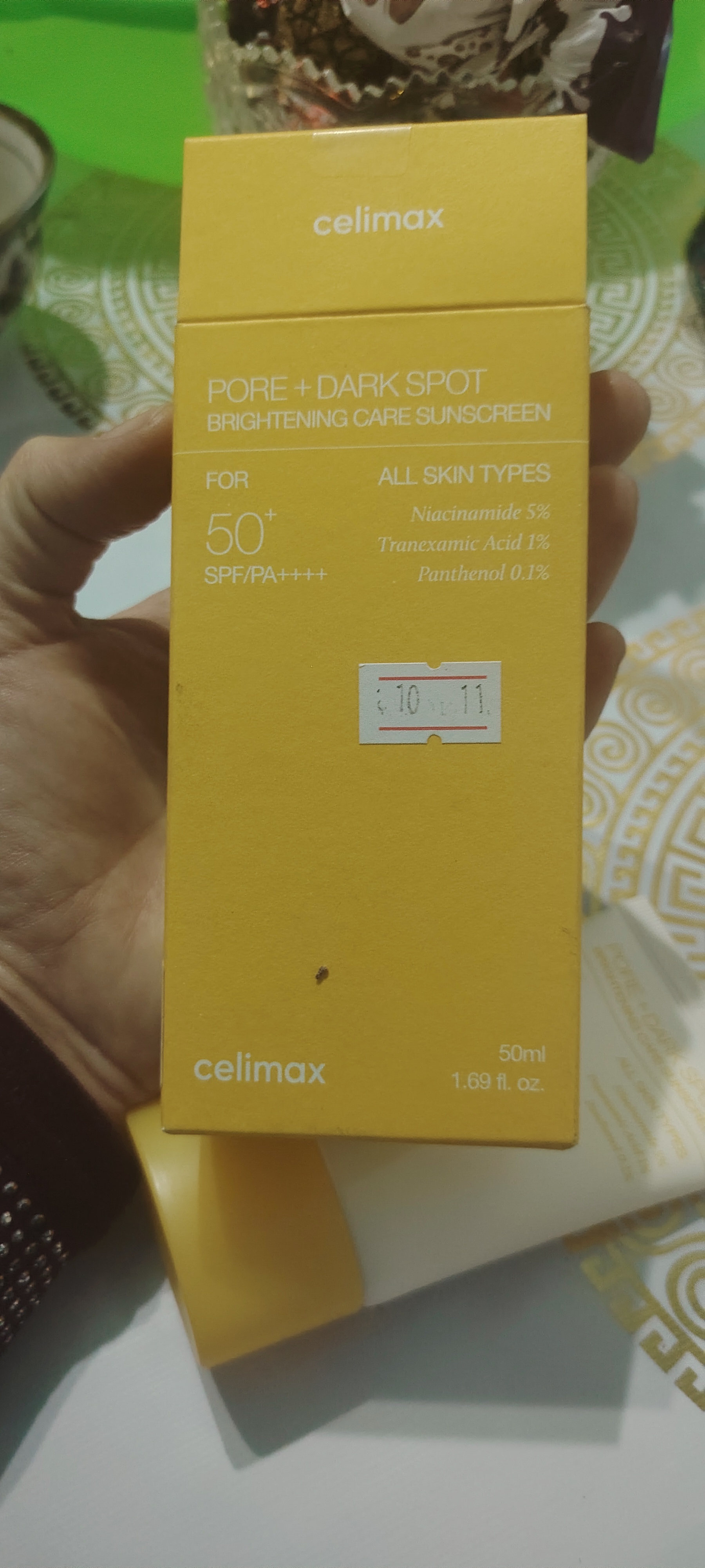Quyoshdan himoyalovchi krem SPF 50+ PA++++ Celimax