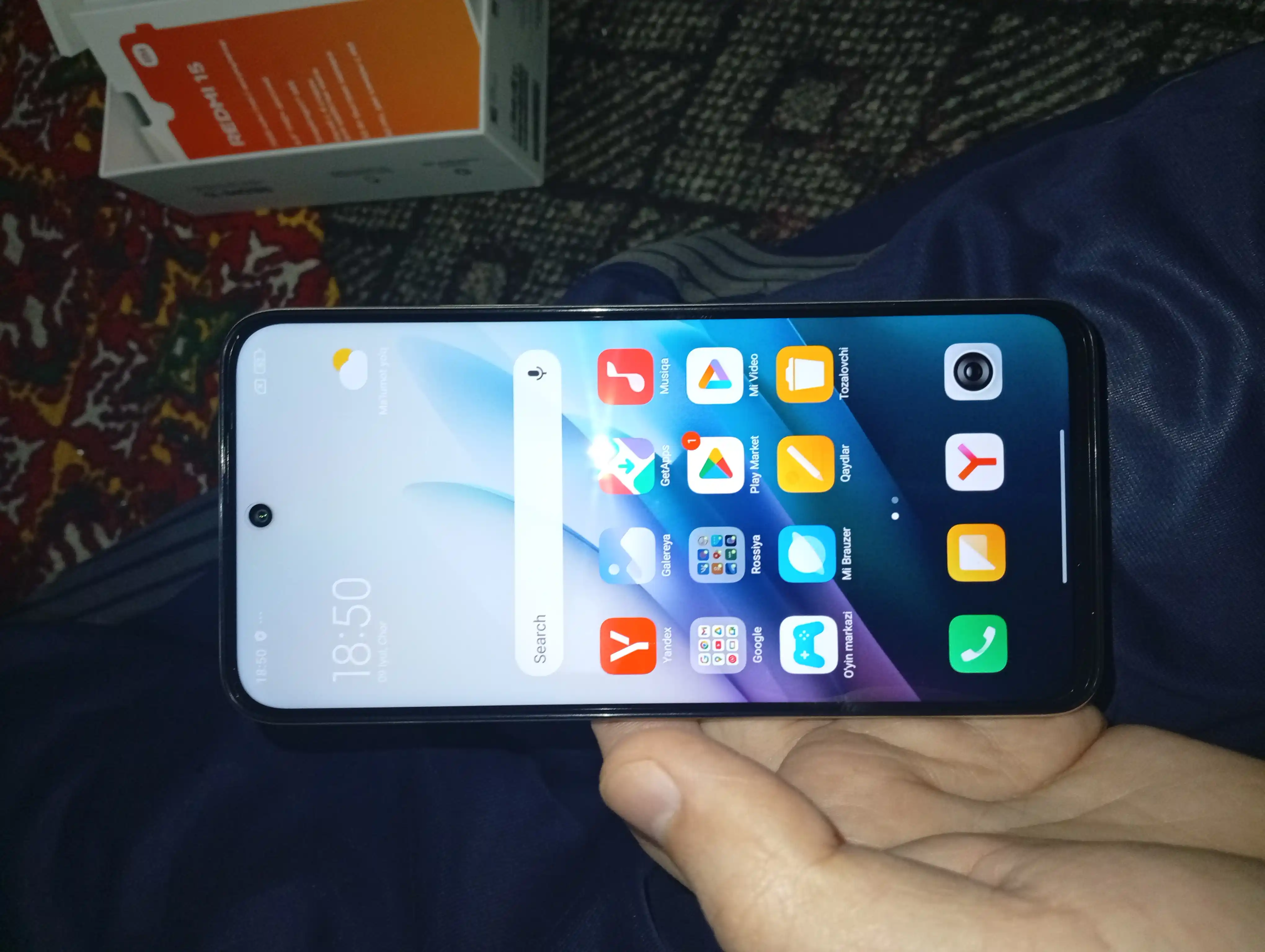 Смартфон Redmi 15, 8/256 ГБ, 6.9 IPS-дисплей, 50 Мп, 7000 мАч, быстрая зарядка 33 Вт