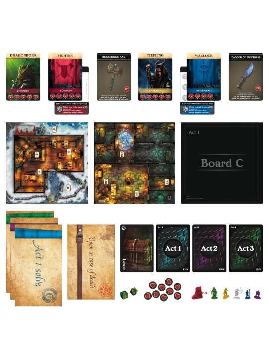 Hasbro Gaming Dungeons & Dragons: «Bedlam in Neverwinter» — кооперативная настольная игра