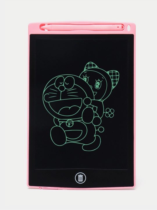Grafik LCD planshet chizish uchun, stylusli bolalar uchun elektron doska, 8,5/10 dyuym
