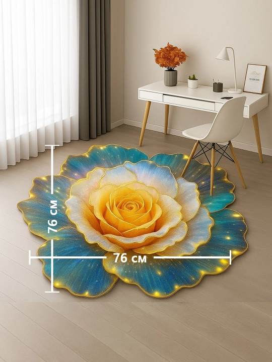 3D коврик для ванной, кухни и туалета, резиновый, противоскользящий, влагостойкий