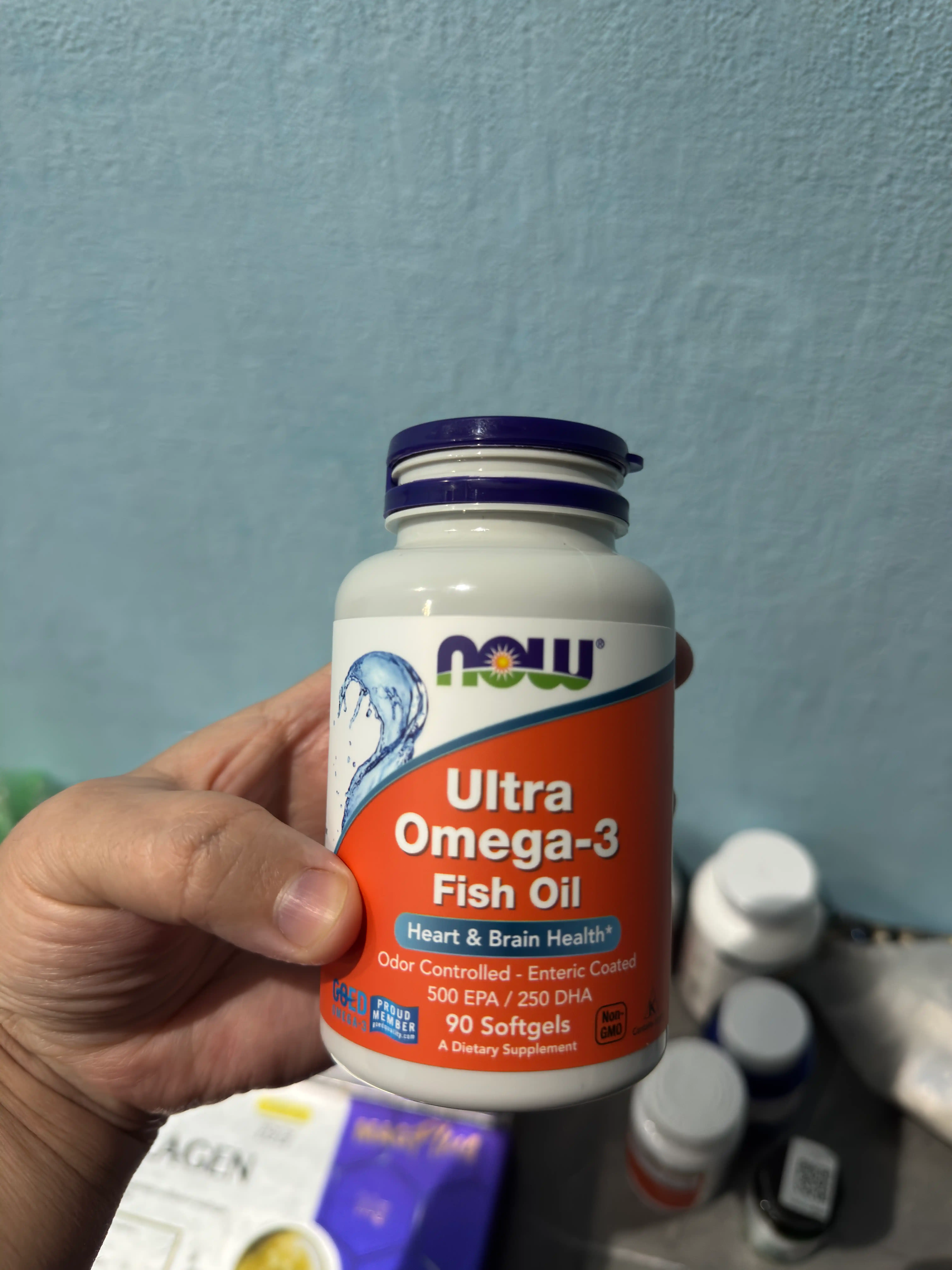 NOW Supplements, Ultra Omega-3, 500 EPA и 250 DHA, рыбий желатиновый капсула