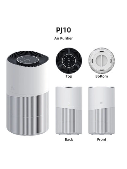 Havo tozalagich PJ10, HEPA H13, 50-60m², 402m3/H CADR, 28db past shovqin telefonga ulanadi 5