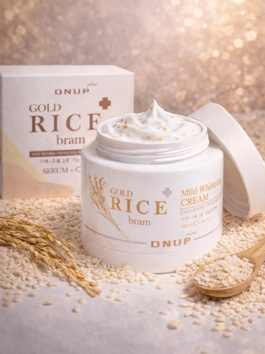 DNUP Plus – мягкий отбеливающий крем с золотым рисом и брамином