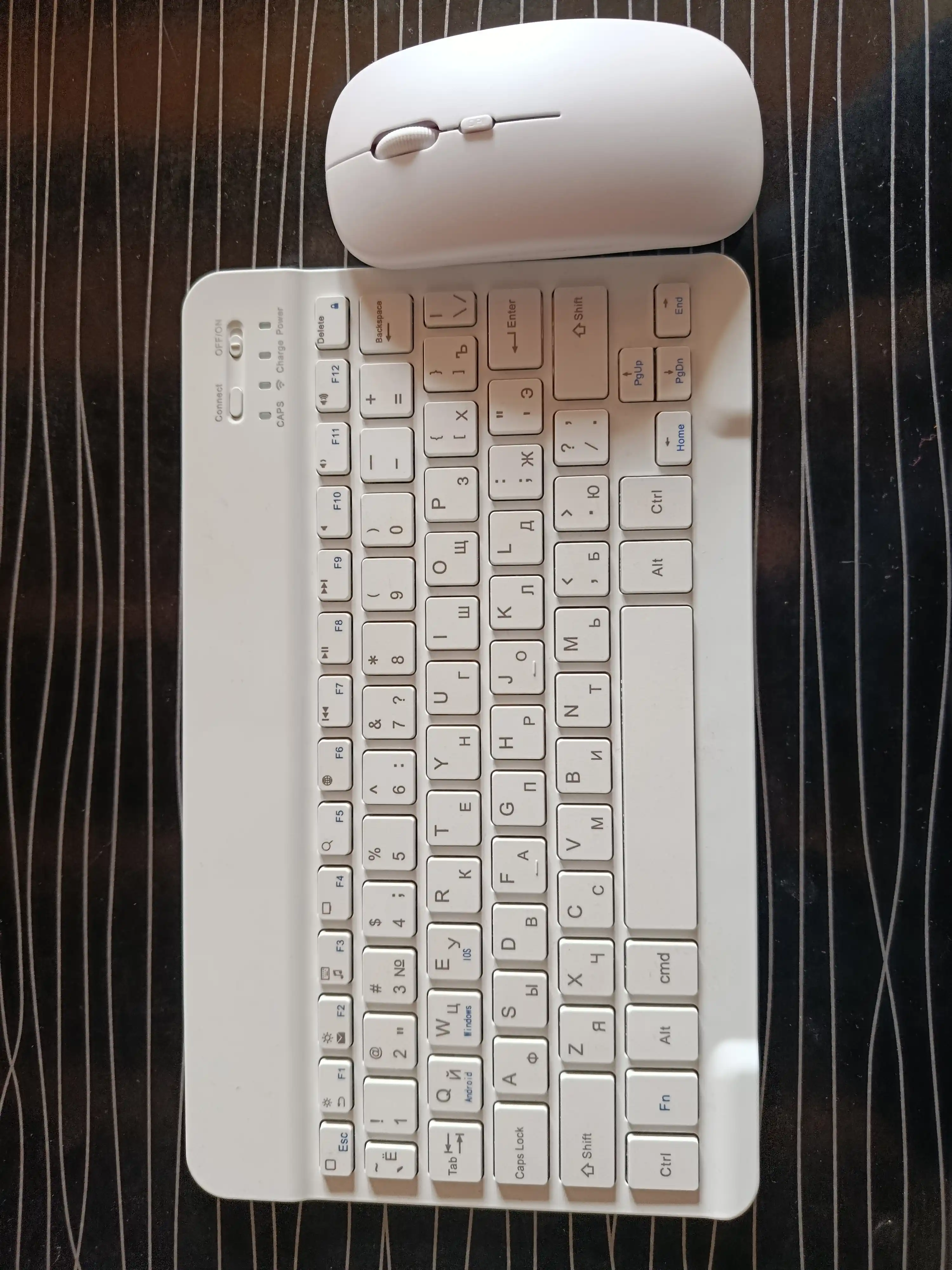 Ultra-yupqa simsiz Bluetooth klaviatura va sichqoncha to'plami Mouse Keyboard