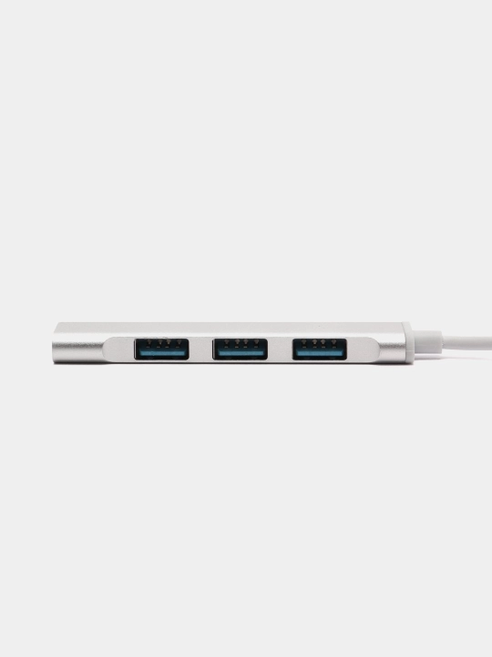 USB hub, 4 USB portli , Type-C, adapter HUB USB 3.0 mackbook va PC Smartfon uchun