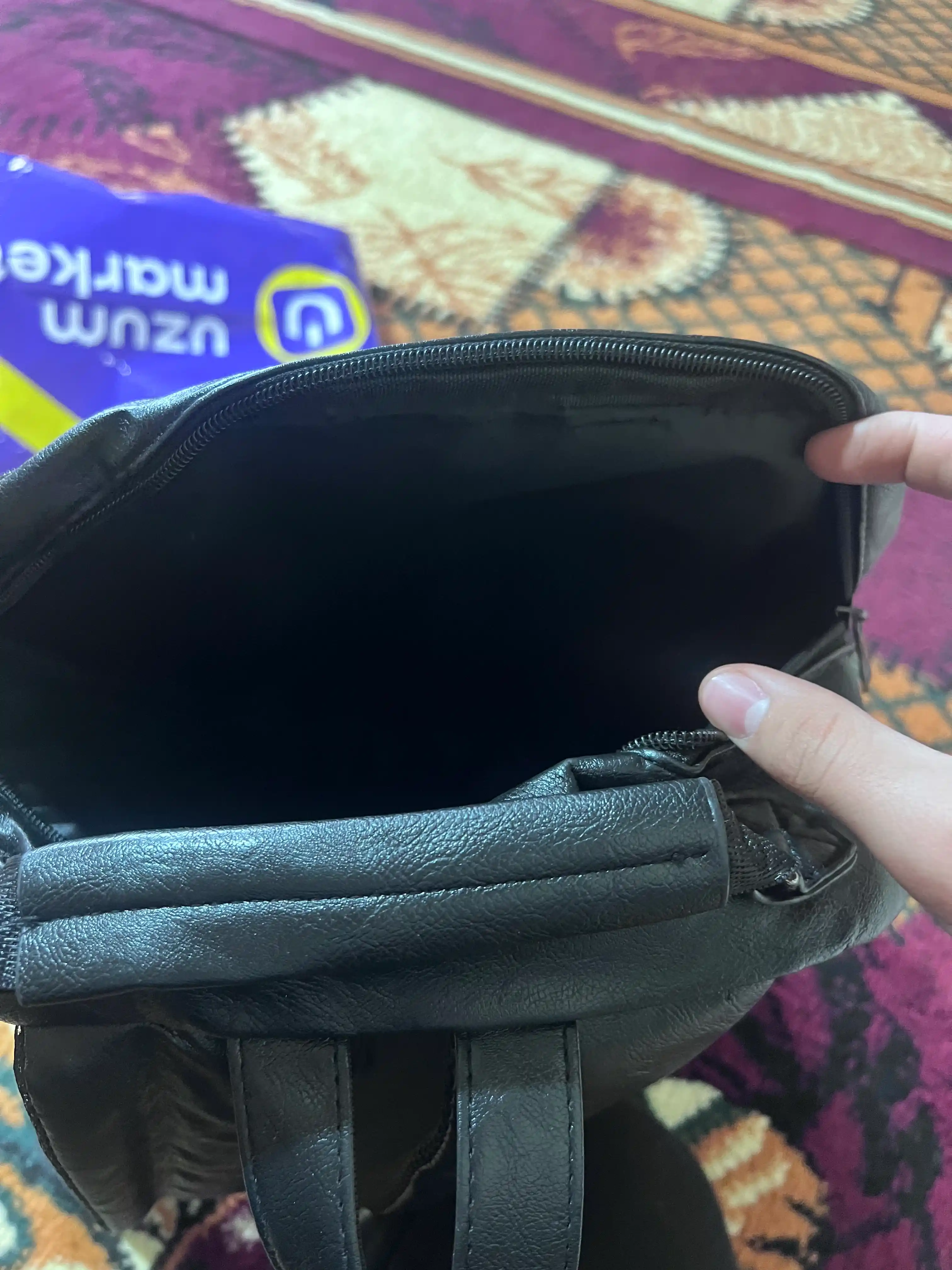 Ryukzak eko-charmdan, universal, sumka erkaklar uchun, maktabga, noutbuk uchun