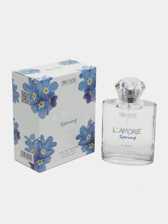 L’Amore Spring ayollar uchun atir – bahoriy gul ifori, yengil va nafis Eau de Parfum