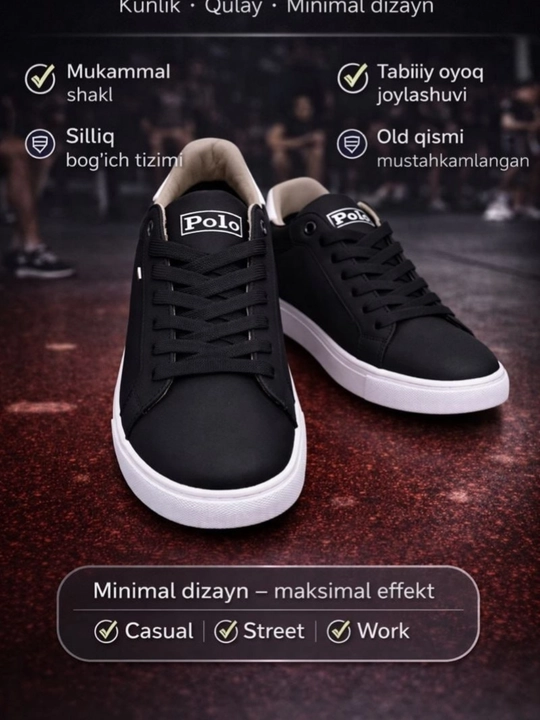 Erkaklar uchun Polo keda ichi yumshoq 