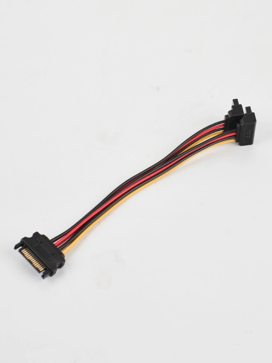 Adapter SATA - Dual SATA L shaklidagi dual HDD, SSD qattiq disk uchun qo'shimcha pitaniya