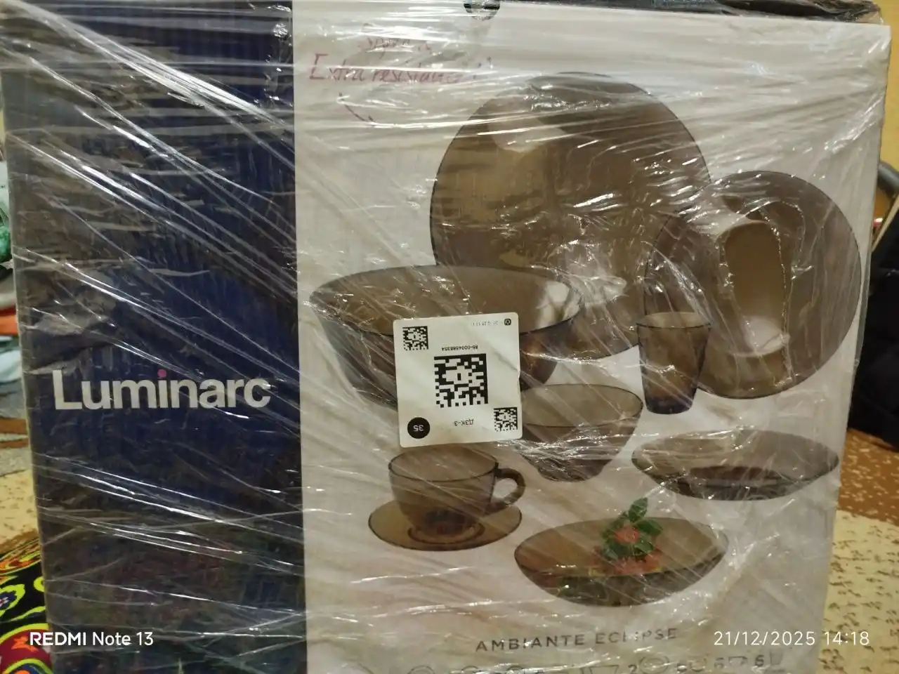 Idishlar to'plami Luminarc Ambiante eclipse L5181, 45 buyumlar