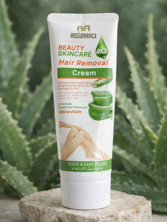 C vitamini va aloe vera qo‘shilgan depilyatsiya uchun gipoallergen oziqlantiruvchi krem - 100 gr
