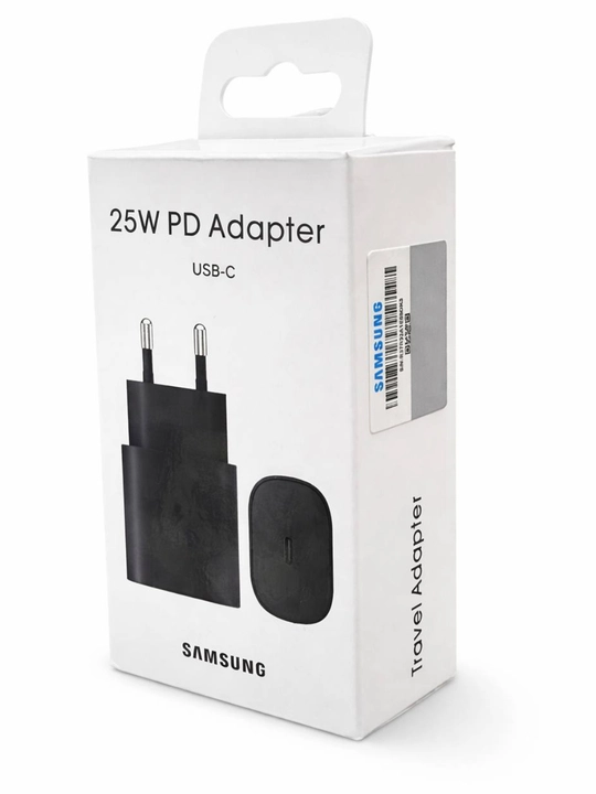 Сетевой адаптер Samsung 25W USB Type-C с кабелем Type-C, быстрая зарядка PD, для Samsung